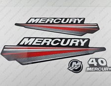 Mercury 40 hp Two Stroke New Model outboard engine decals sticker reproduction