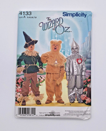 Simplicity 4133 wizard oz - simplicity, of
