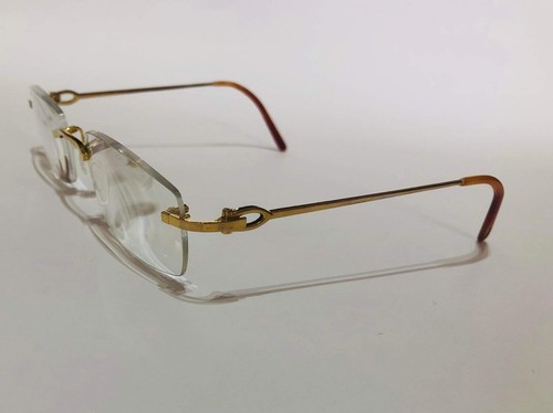 Cartier rimless gold glasses - rimless,