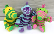 FISHER PRICE FIMBLES 2002 MATTEL BBC FIMBO FLORRIE BABY POM SOFT TOYS 3 TOY SET