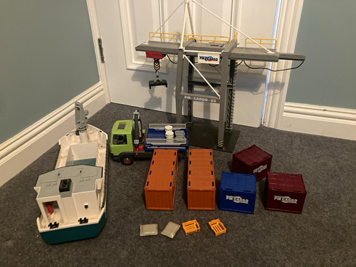 Cargo container port - cargo, 1:87