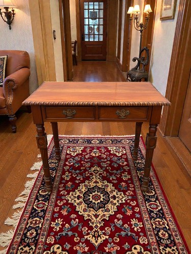 Antique writing table desk - table,