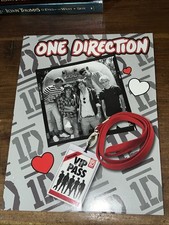 One Direction 1D NOS Folder VIP PASS Harry Styles Liam Louis Niall Zayn