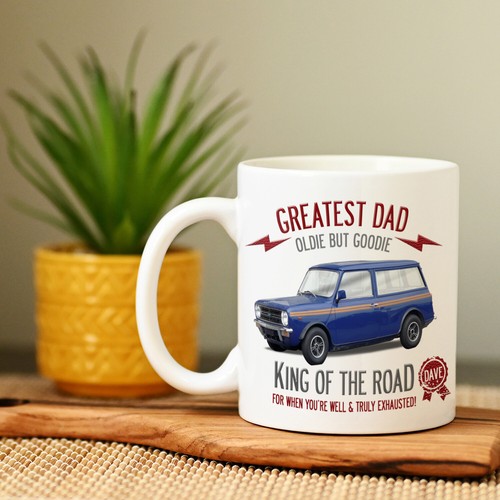 Personalised mini clubman mug - personalised,