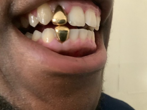 Gold plated silver - silver,