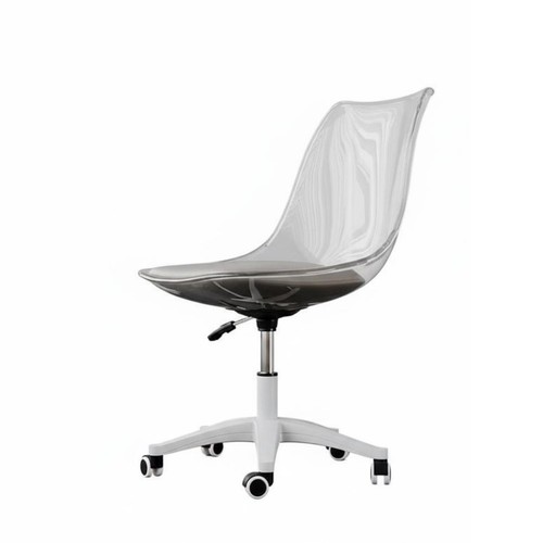 Armless clear rolling chair - armless,