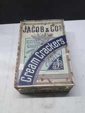 Vintage Tin, Jacob & Co, Extra Light Cream Crackers 26x16.5cm (B70)
