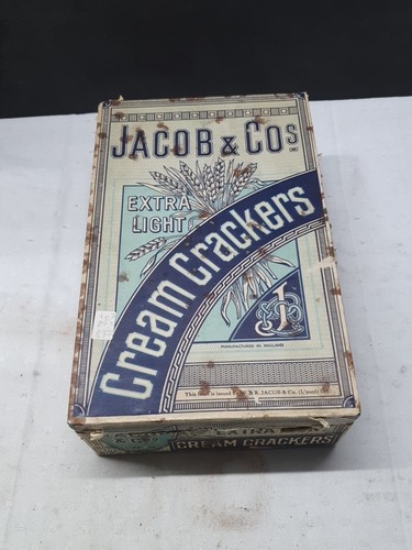Vintage tin jacob co - &, co,