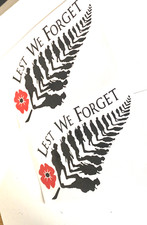 Lest We Forget Decal Vinyl