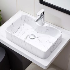Bathroom Ceramic Basin Marble