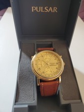 Pulsar Y187-8A10 D Gold Tone