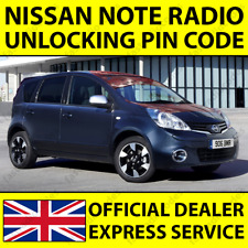 ✅NISSAN NOTE CAR RADIO NAVIGATION UNLOCKING PIN CODE DECODE FOR ALL MODELS✅