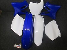 Yamaha YZ125 YZ250 2006-2014 New X-Fun std blue + white full plastic kit PK5011