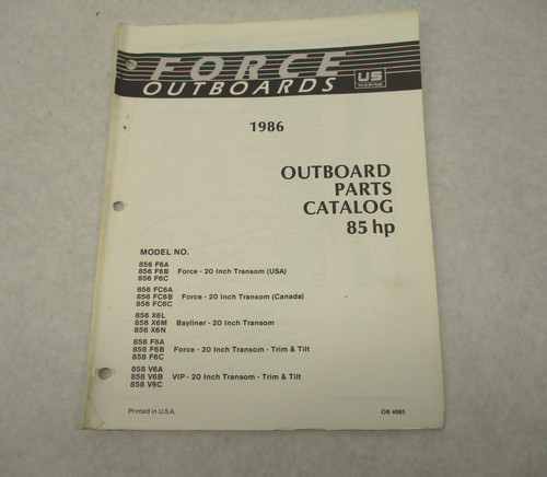 Ob4085 outboard parts catalog - outboard,
