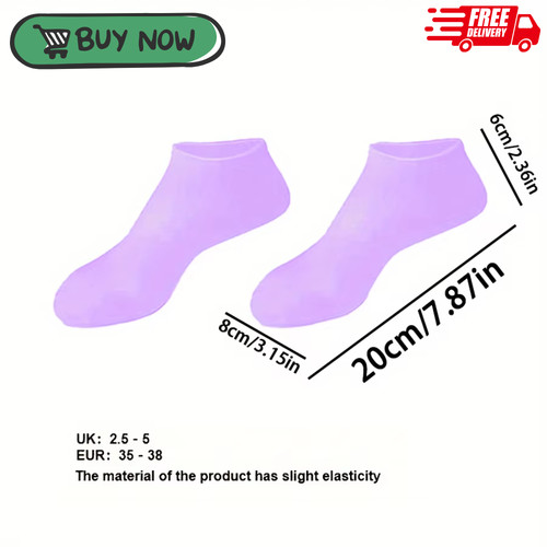 Silicone foot care socks - foot,