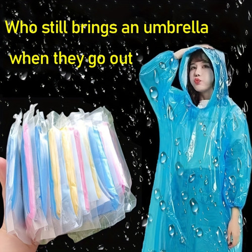 Disposable unisex rain - 5/10,