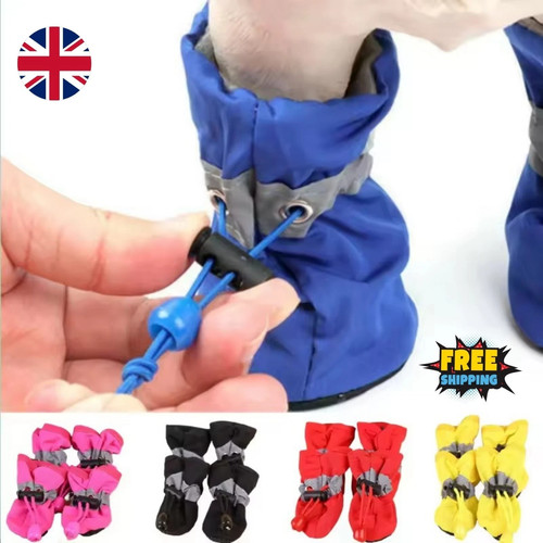4pcs waterproof dog shoes - 4pcs,
