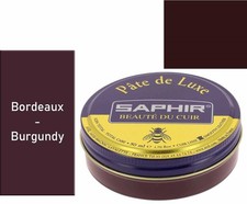 Saphir Beaute Du Cuir Pate De Luxe Shoe Polish Nourish Recolor Leather Wax 50ml