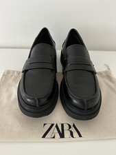 Zara - Black Penny Loafers -