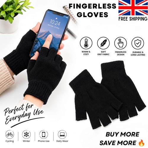 Unisex fingerless black magic - fingerless,