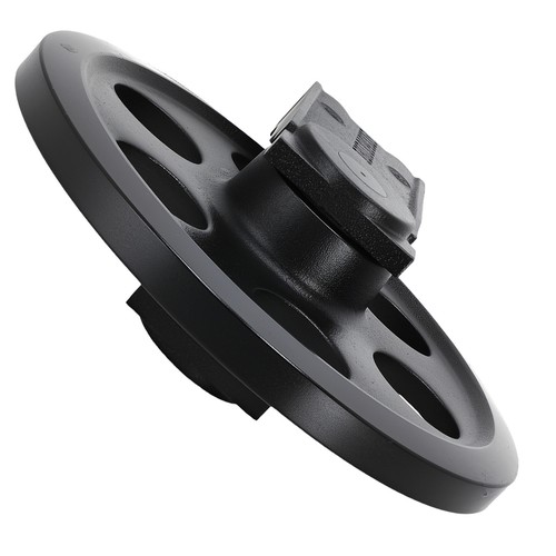 Black steel idler for kubota - black,