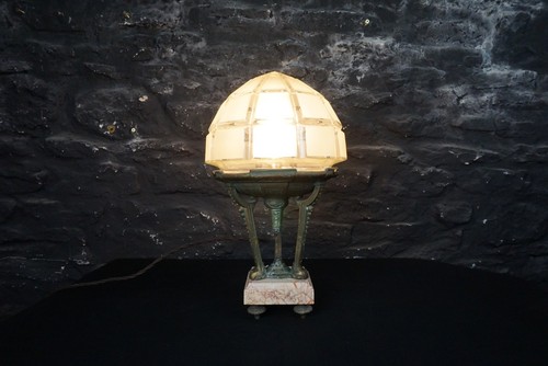 Unusual art deco table lamp - unusual,