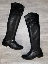 Moda In Pelle Over The Knee Leather Boots Size EU40 UK7