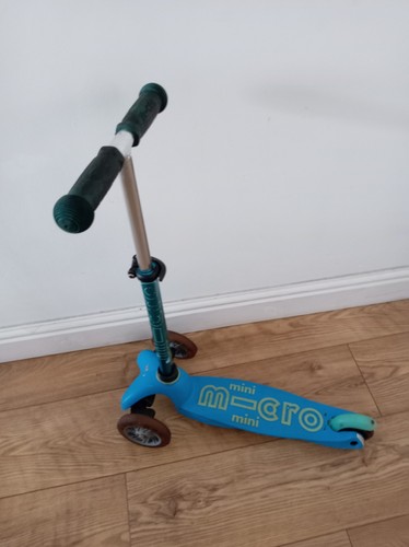 Mini micro deluxe scooter - deluxe, aqua