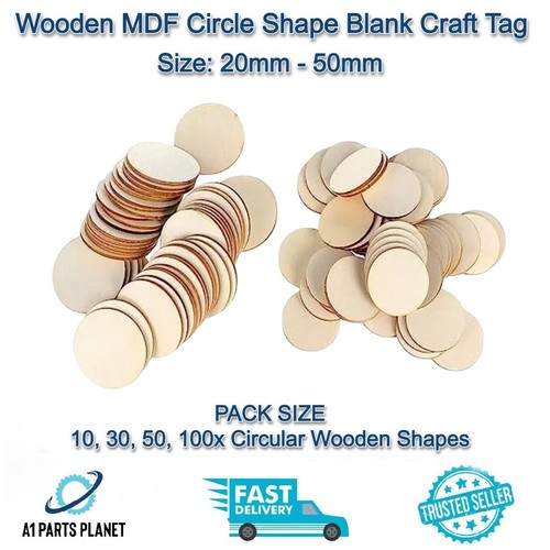 Wooden circles mdf - circles,