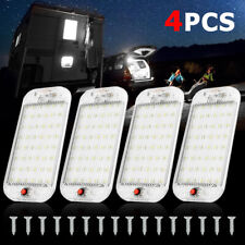 4x 12V,24V Ceiling Roof Light LED Interior Caravan Motorhome Trailer RV White