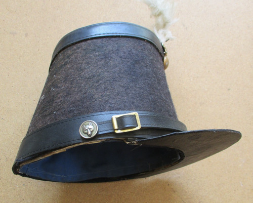 Military type shako - with, fox
