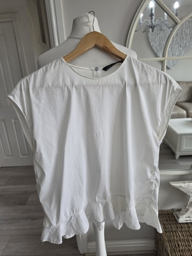 Zara white sleeveless - zara,