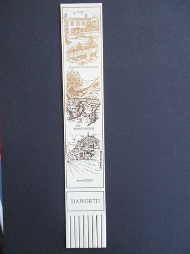 Leather bookmark haworth - bookmark,