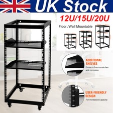 12U/15U/20U 4 Post Open Frame