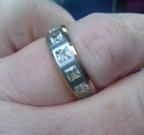 Wedding band gold plated - wedding,