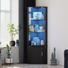 65" Corner Display Cabinet
