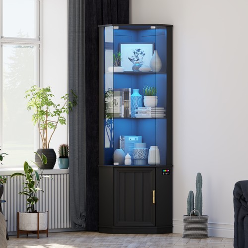 Corner display cabinet - 65",