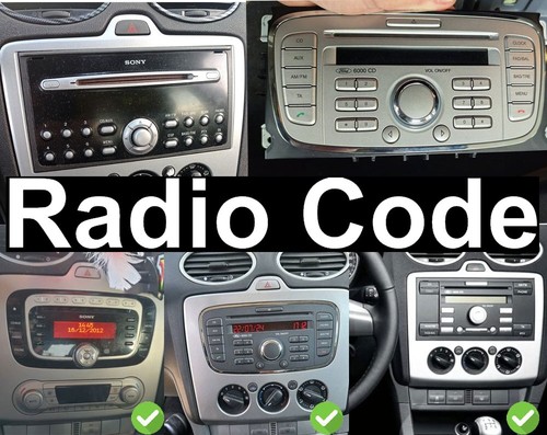 Ford radio stereo code unlock - ford,