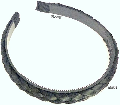Headband braided synthetic - headband,