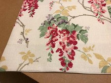ONE HANDMADE CUSHION COVER IN LAURA ASHLEY WISTERIA CRANBERRY FABRIC