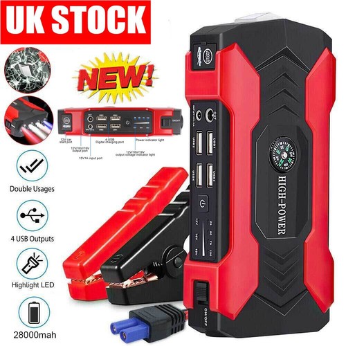 28000mah car jump starter - jump, 12v