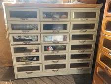 Mid Century Haberdashery Drawer  Glass-Fronted