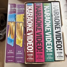 Karaoke VHS Video Bundle X 6
