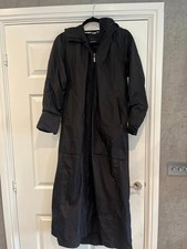 Creenstone black rain trench coat size 36