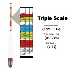 Triple Scale Hydrometer Home