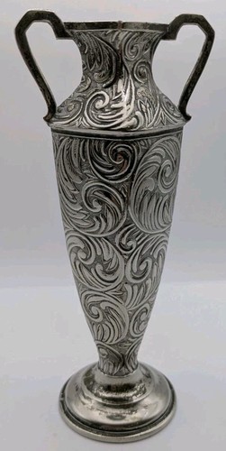 Silver plated amphora - silver,
