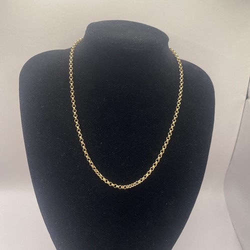 9ct gold woman - gold, belcher