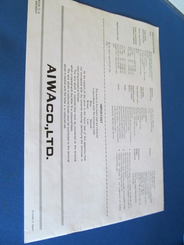 Original aiwa 6900k - original, stereo