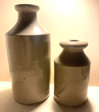 Vintage Stoneware Bottles x2