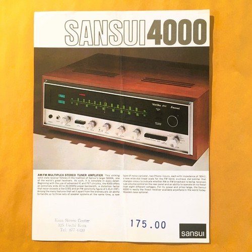 Original sansui 4000 fm - original,